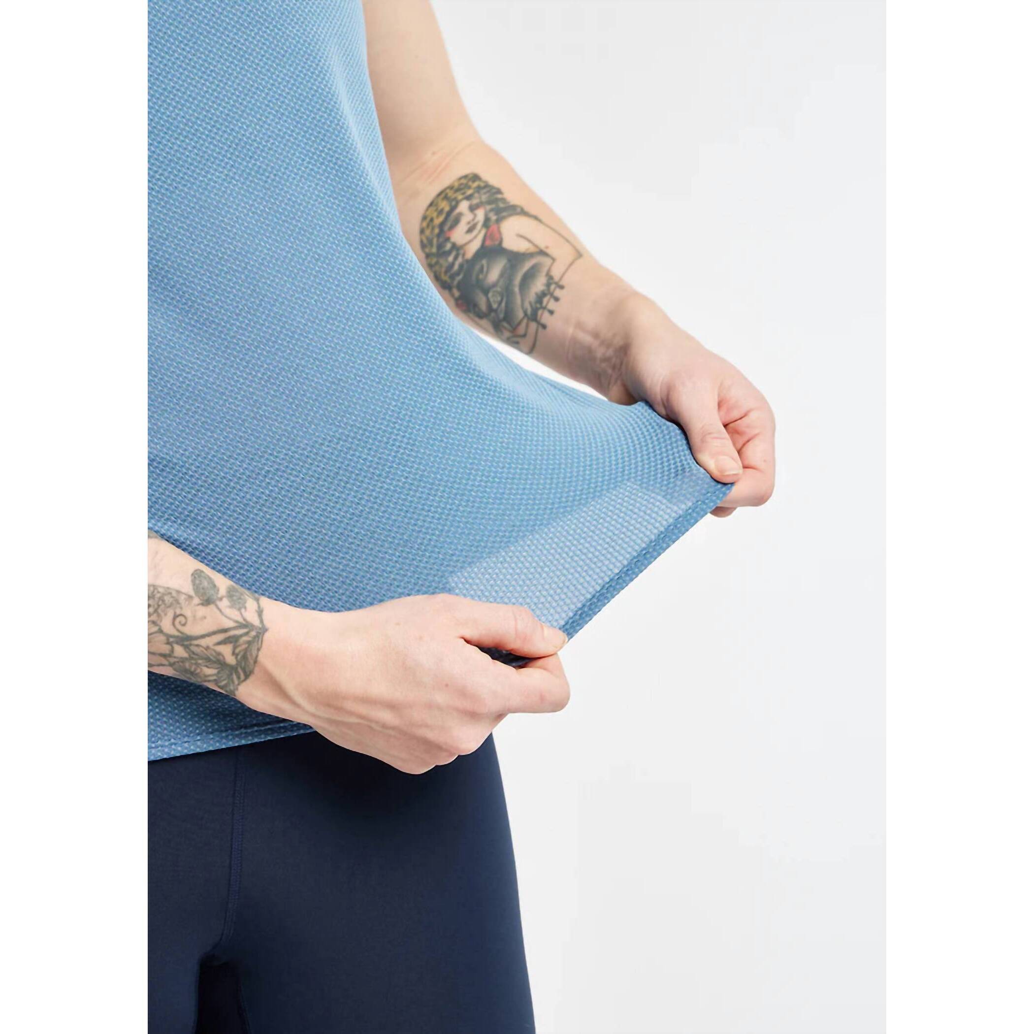 New Oiselle Flyout Racerback Tank Top In Stratus — image 3 of 3